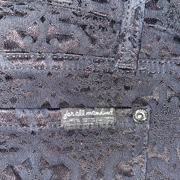 7 FOR ALL MANKIND Skinny Jean Black Jacquard - Picture 6 of 6